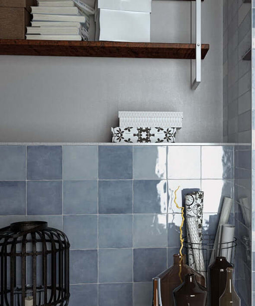 Zellige Blue Wall tiles 13x13cm All tiles TILEJOB