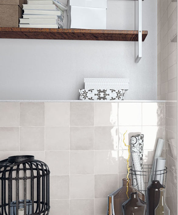 Zellige White Wall tiles 13x13cm