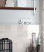 Zellige White Wall tiles cut sample TILEJOB.CO.UK