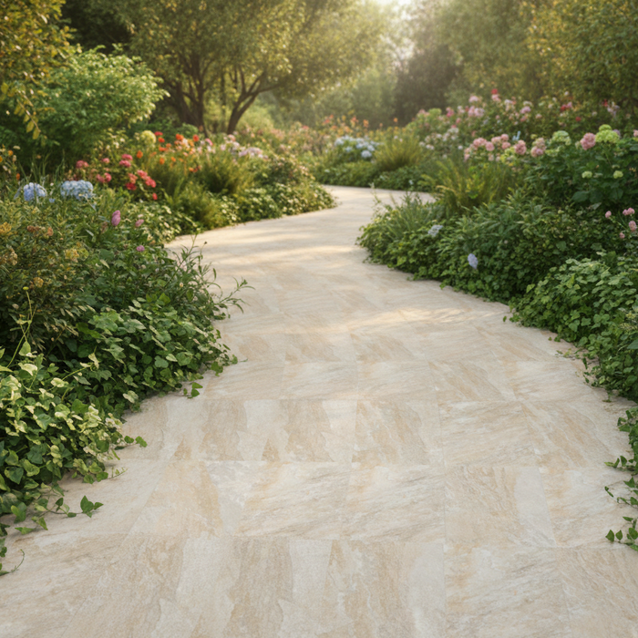 Elice Gold Summer porcelain outdoor tile 60x90x2cm