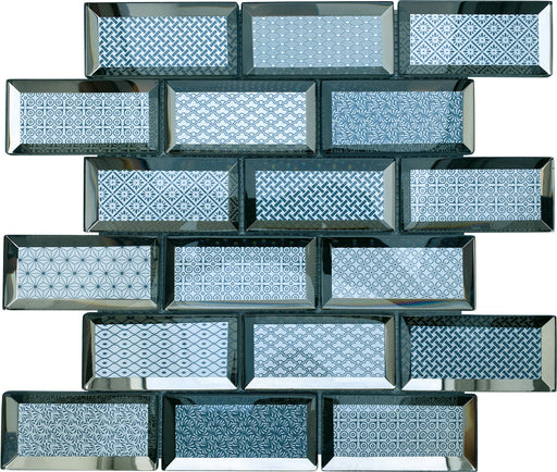 Casablanca Blue Mosaic Wall 350x300x8m