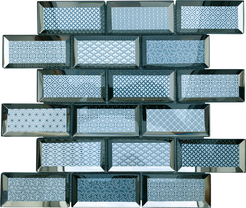 Casablanca Blue Mosaic Wall 350x300x8m