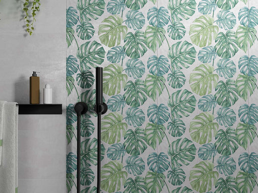 Botanical Tropical Palm Green Ceramic Tiles 30X60cm