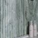 Genoa Green marble fluted wall tiles 120x40cm All tiles TILEJOB.CO.UK