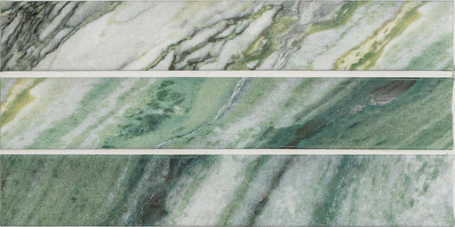 Flutessa Jade Marble Fluted Porcelain Tiles 230 x 115 x 8.5mm