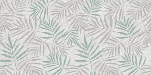 Botanical Tropical Leaf Green Ceramic Tiles 30X60cm