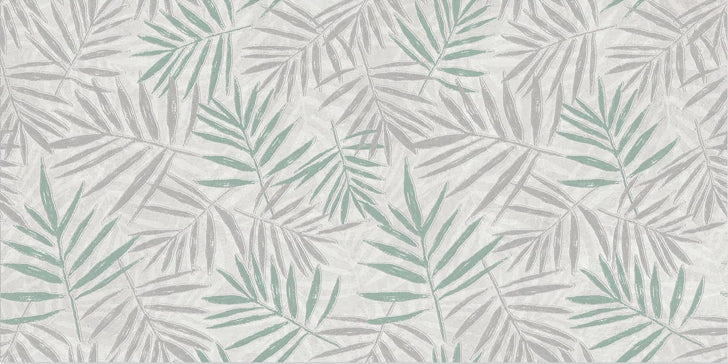 Botanical Tropical Leaf Green Ceramic Tiles 30X60cm