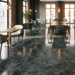 Green marble gloss porcelain tiles 60x120cm