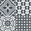 Rustic Heritage Black Taco cut sample TILEJOB