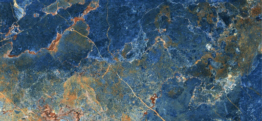 Icaro Blue Gloss Marble Effect Tiles 600x1200mm All tiles TILEJOB