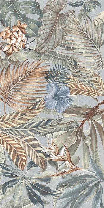 Resina Jungle tropical blue matt 60x120cm