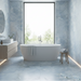Infinity Cloud blue onyx floor tile matt Large Format Porcelain 90x90cm