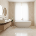 Infinity Petal beige onyx floor tile matt Large Format Porcelain 90x90cm