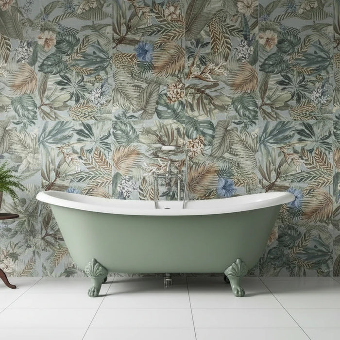 Resina Jungle tropical blue matt 60x120cm All tiles Tilejob