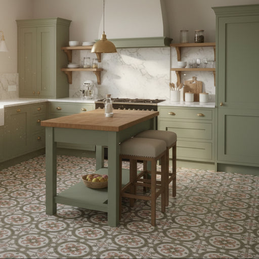 Livada green vitrified ceramic tiles 45x45cm All tiles TILEJOB