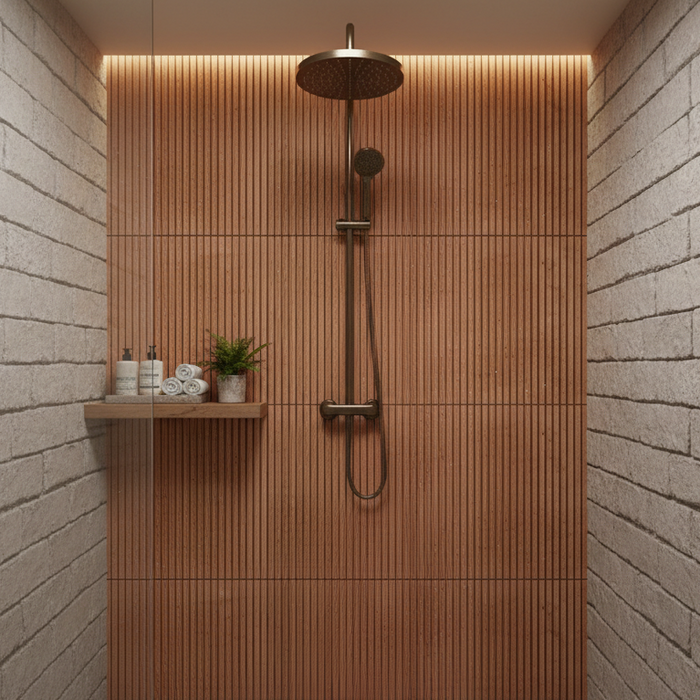 Mixtone Rosso Decor Porcelain Matt Tiles 60x120cm