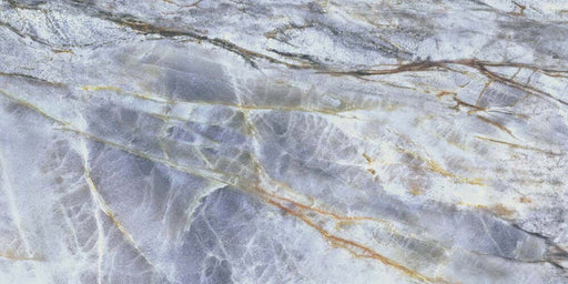 Modena Blue Marble gloss and matt porcelain tiles cut sample TILEJOB.CO.UK