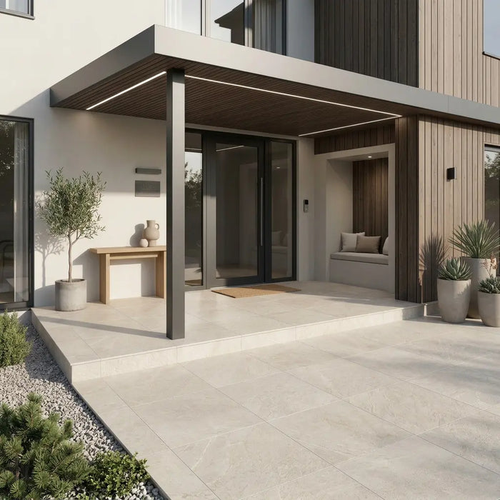 Moonlight Ivory Outdoor porcelain tiles 60x120x2cm