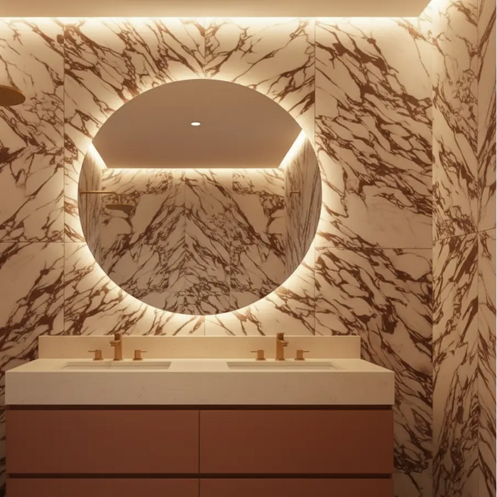 Novara Pavonazzetto Matt Porcelain Tiles 60x120cm