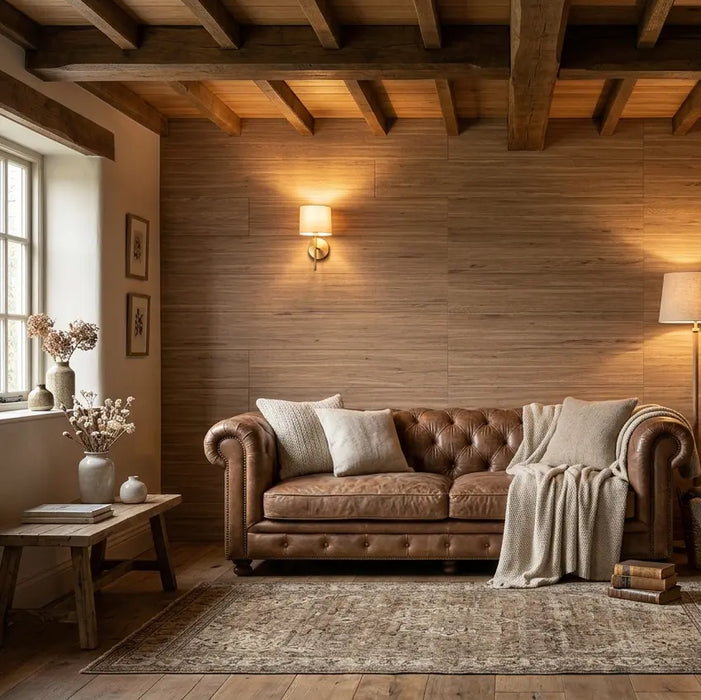 Oaktree Age Mid Wood Porcelain Tiles 60x120cm