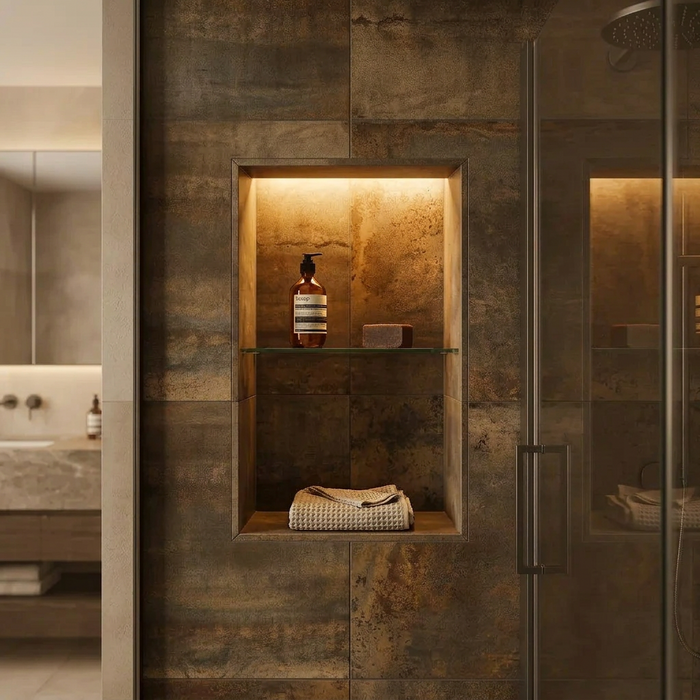 Oxid Brown Porcelain Tiles 60x120 and 60x60cm