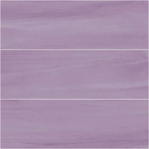 Botanical Pigment Gloss violet ceramic tiles 25x75cm All tiles TILEJOB.CO.UK