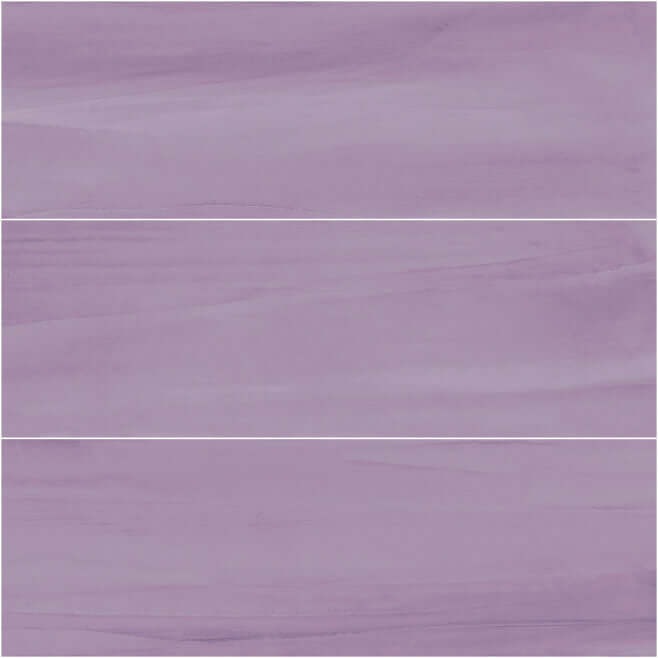 Botanical Pigment Gloss violet ceramic tiles 25x75cm All tiles TILEJOB.CO.UK