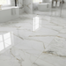 Pisa Gold Gloss Gloss Large Format Marble Effect Porcelain Tiles 90x90cm