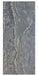A rectangular gray stone-look tile or slab with a mottled surface and a prominent vertical band of lighter beige and charcoal veining.