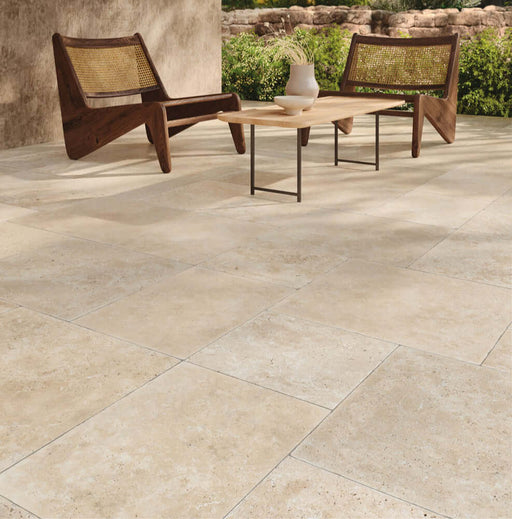 Chateaux travertine beige modular tiles mix 1 All tiles TILEJOB