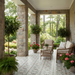 Romano mix matt porcelain tiles 210.6x210.6x9mm