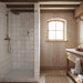 Rustic White Zellige style tiles Wall Tiles 32x62.5cm