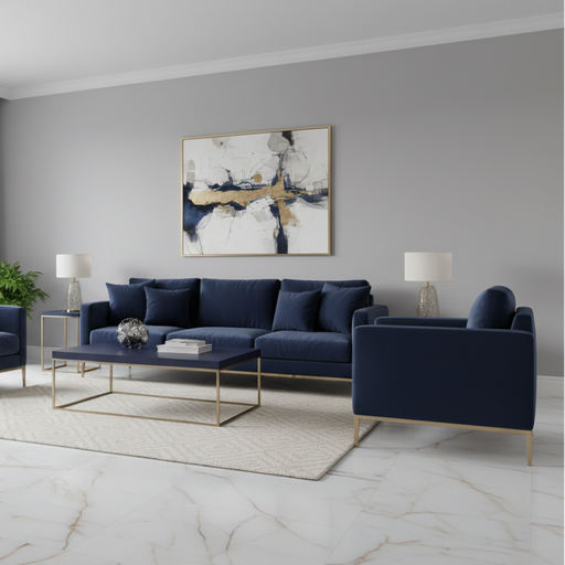 Sahara Gold Vein Marble Effect Tiles 600x1200mm