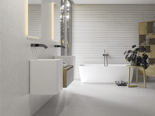 Borneo White Matt Porcelain 75x75cm TILEJOB