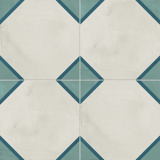 Eden Blue Classic Patterned Tile 20x20cm All tiles TILEJOB