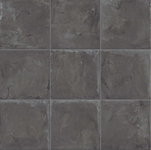 Nile dark grey matt porcelain tiles 200x200mm TILEJOB