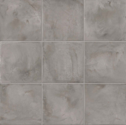 Nile mid grey matt porcelain tiles 200x200mm TILEJOB