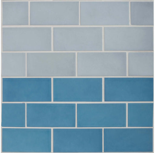 Darcy Sky Blue ceramic gloss 65x132x9mm TILEJOB