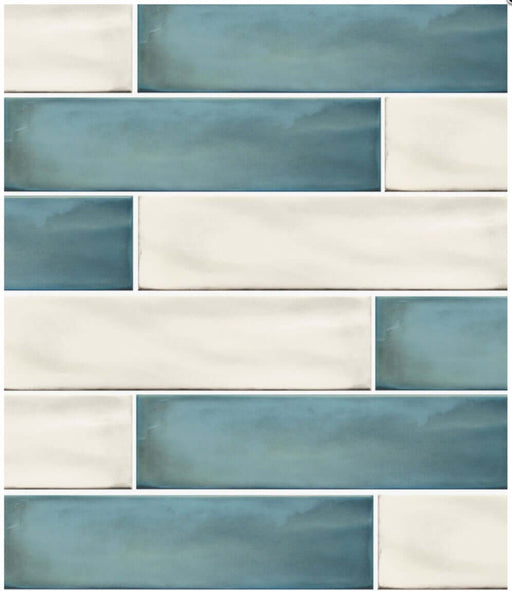 Modica Mix Blue matt ceramic 75x300x9mm TILEJOB