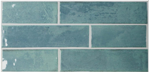 Como Turquoise gloss ceramic 65x250x7mm TILEJOB