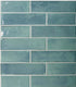 Como Turquoise gloss ceramic 65x250x7mm TILEJOB