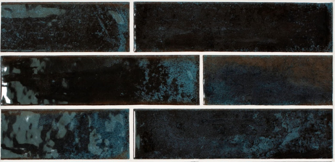 Como Dark Blue gloss ceramic 65x250x7mm