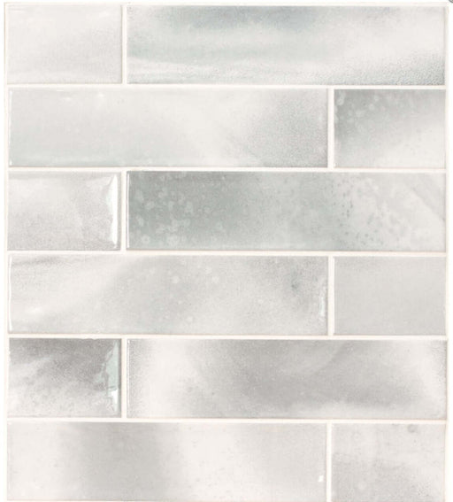 Cornwall Silver ceramic gloss 75x300x9mm TILEJOB
