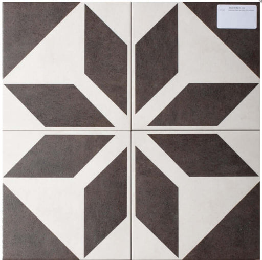Blanconero Edwardian Star porcelain 205x205x8.5mm TILEJOB