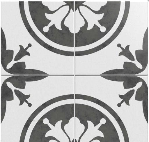 Blanconero Georgian Floral potcelain 197x197x8mm TILEJOB
