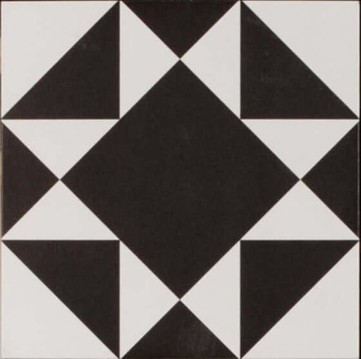 Blanconero Georgian Geometric porcelain 200x200x8mm TILEJOB