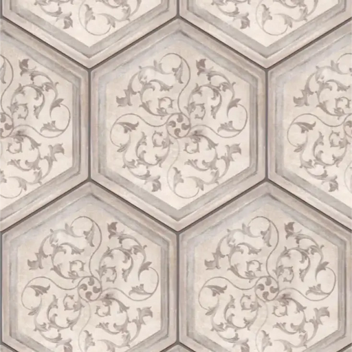 Florence Taupe Hexagon porcelain 210x250x10mm TILEJOB