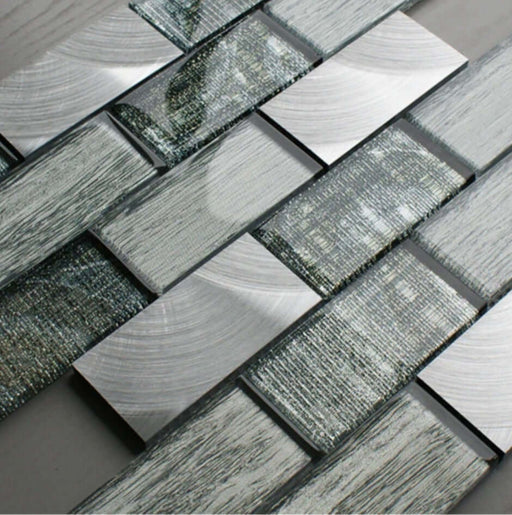 Portland Green Brick Mosaic Wall 350x300x8mm All tiles TILEJOB