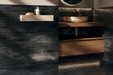 Genesi Anthracite Brillo Porcelain Tiles 4.8x45x0.8cm