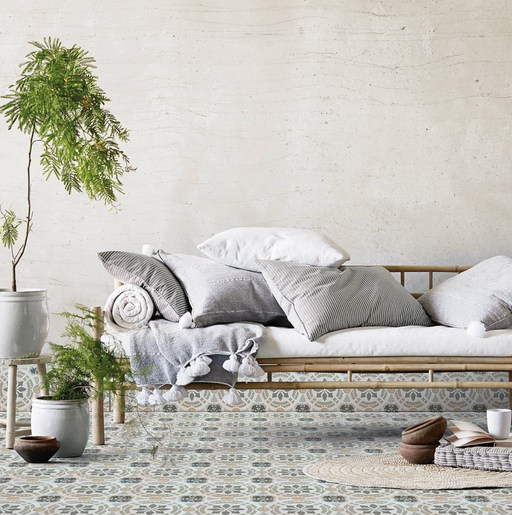 Verona Taupe Pattern matt porcelain 200x200x10mm